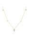 Mertzios.gr Women's Gold Cross 9K with Chain