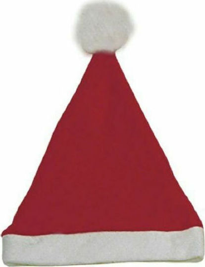 Christmas Caps Red with Pattern Santa Claus 29x40cm.