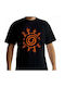 Abysse Shippuden Seal Man SS T-shirt Naruto Black Cotton