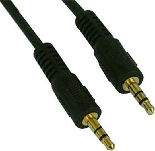 Bridge Cable Καλώδιο Ήχου 3.5mm male - 3.5mm male Μαύρο 0.7m 30283