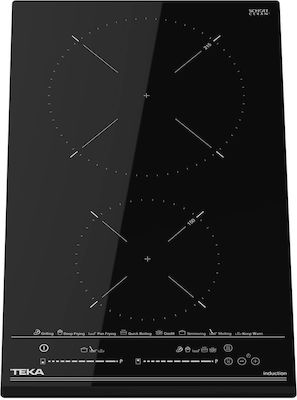 Teka IZC 32600 MST Domino Autonomous Cooktop with Induction Burners and Locking Function 30x51cm