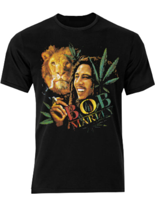 Bob Marley T-shirt σε Μαύρο χρώμα