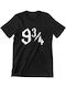 Harry Potter Platform 9 3/4 T-shirt σε Μαύρο χρώμα