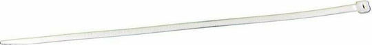 Cabletech Plastische Kabelbinder 250mmx4.8mm in Weiß Farbe (100Stück) DM-0047-25
