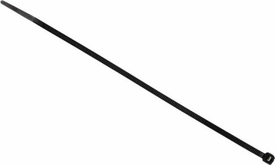Cabletech Plastische Kabelbinder 150mmx2.5mm in Schwarz Farbe 100Stück DM-0046-15