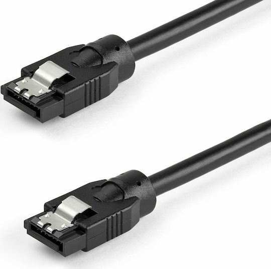 StarTech 7-Pin SATA III - 7-Pin SATA III Cable 30cm Μαύρο (SATRD30CM)