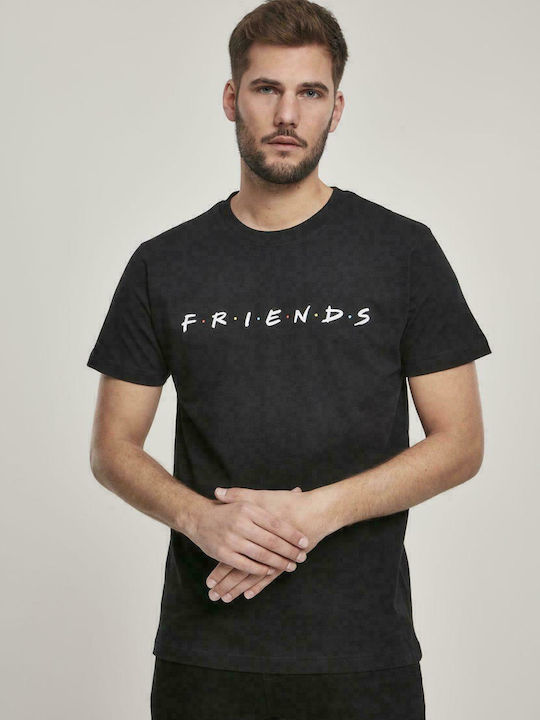 Merchcode Friends MC350 T-shirt σε Μαύρο χρώμα