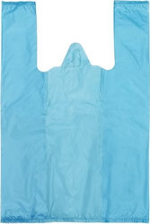 Plastic Packaging Bags Tank Top Type Blue 1kg