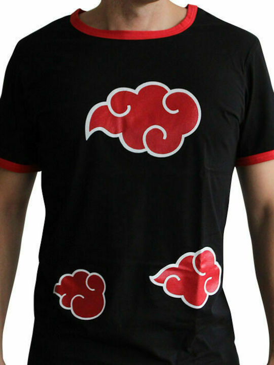 Abysse Shippuden Akatsuki Damen T-shirt Naruto Schwarz Baumwolle