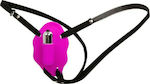 Baile Harnes Vibrating Love Rider Vibrator for Couples 11cm Pink