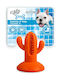 All For Paws Cactus Игра Куче от Каучук Medium 12.3εκ. Оранжев 1бр