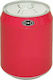 Ecosales Trendy Mini Waste Bin Made of Inox Steel with Sensor Red 1.5lt