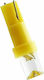 Lamps Car T5 LED Yellow 12V 1.2W 1pcs