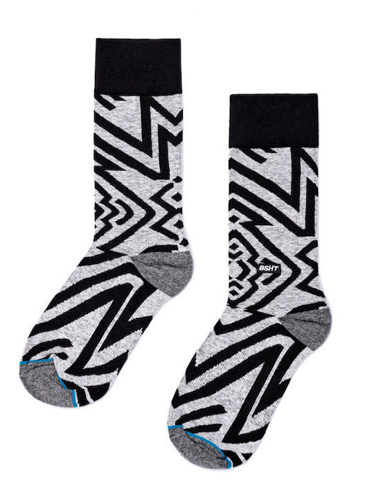 Basehit Herren Gemusterte Socken Gray 1Pack Basehit Herren Gemusterte Socken Gray 1Pack