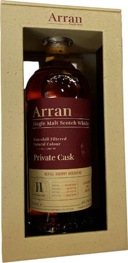 11 Ani Private Cask Refill Sherry Hogshead Single Malt Whisky 11 Ani Scoția 46% 700ml