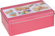 Keksdose Metallisch Rosa 20x13x7cm 1Stück