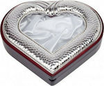 Hammered Tabletop Heart Shaped Wedding Crown Ca...