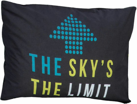 Nef-Nef Homeware Sky Is The Limit Kids Cotton Pillowcase 52x72cm Petrol