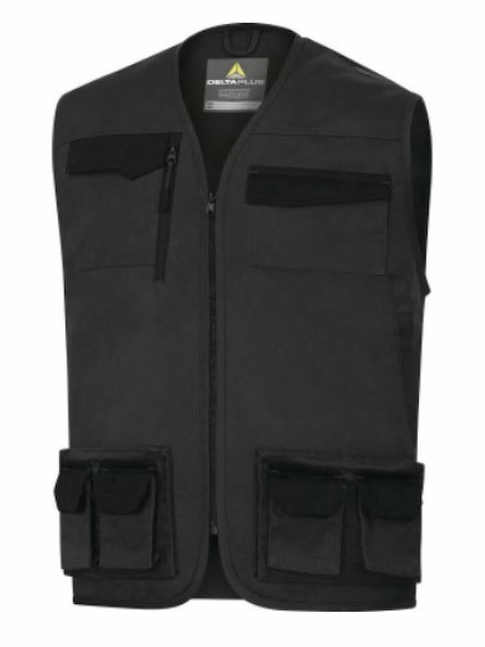 Delta Plus MACH2 M2GI3 Men's Safety Vest Gray