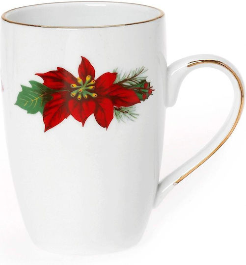 Cryspo Trio Becher mit Blumen & Zweigen