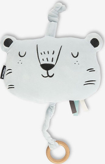 Minene Pendant Toy for Car with Music Velvet Blue Tiger