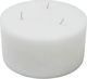 Marhome Decorative Candle White 15x7cm