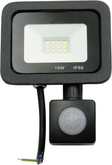 Wasserdichter LED Flutlichter 10W mit Bewegungssensor IP66