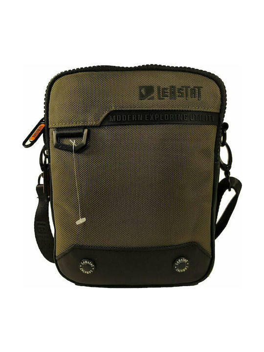 Leastat 9007 Ανδρική Τσάντα Ώμου / Χιαστί σε Χακί χρώμα