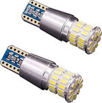 Lamps Car & Motorcycle T10 Canbus LED Cold White 12V 3W 2pcs