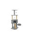 Timeless Tools Ονυχοδρόμιο Γατόδεντρο Γκρι 4 επιπέδων 80x54x125εκ.