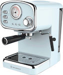 Morris Mașină de cafea espresso 1100W Presiune 20bar Albastru