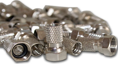 Plug F-Connector male Silver (FTT4-003)