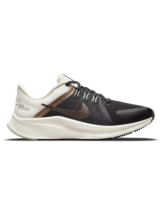 Nike Quest 4 Premium Γυναικεία Αθλητικά Παπούτσια Running Black / Mtlc Coppercoin / Sail
