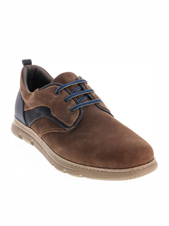 Leder Herren Freizeitschuhe Anatomisch Tabac Braun