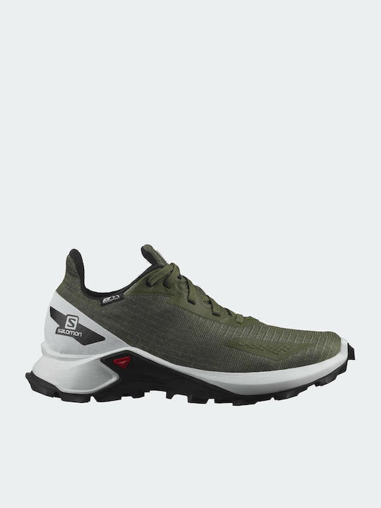Alphacross Blast Αδιάβροχα Αθλητικά Παιδικά Παπούτσια Running με Κορδόνια Πράσινα