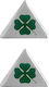 Race Axion Αυτοκόλλητα Αυτοκινήτου Alfa Romeo Quadrifoglio Verde Τριφύλλι 6 x 6cm σε Πράσινο Χρώμα 2τμχ