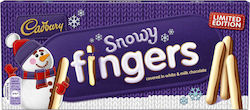 Cadbury Бисквити Snowy Fingers на пръчици с покритие 115 г