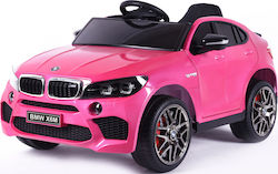 Παιδικό Ηλεκτροκίνητο Αυτοκίνητο Μονοθέσιο με Τηλεκοντρόλ Licensed BMW X6M 12 Volt Ροζ