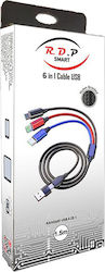 Redled Cablu USB La Lightning / Type-C / Micro USB 1.5m 27918