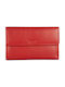 Armonto Large Leather Women's Wallet Red