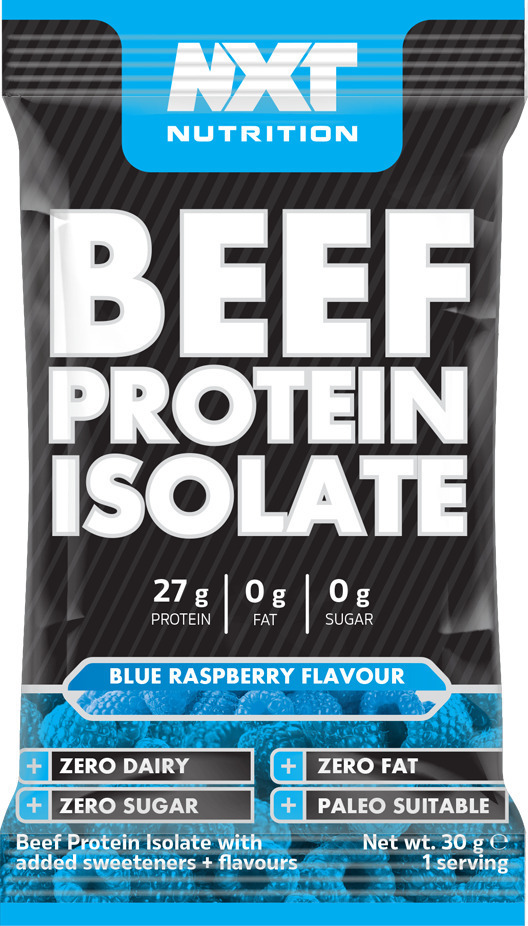 Nxt Nutrition Beef Protein Isolate 30gr Blue Raspberry | Skroutz.gr