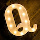 Motarro Decorative Lamp Letter White