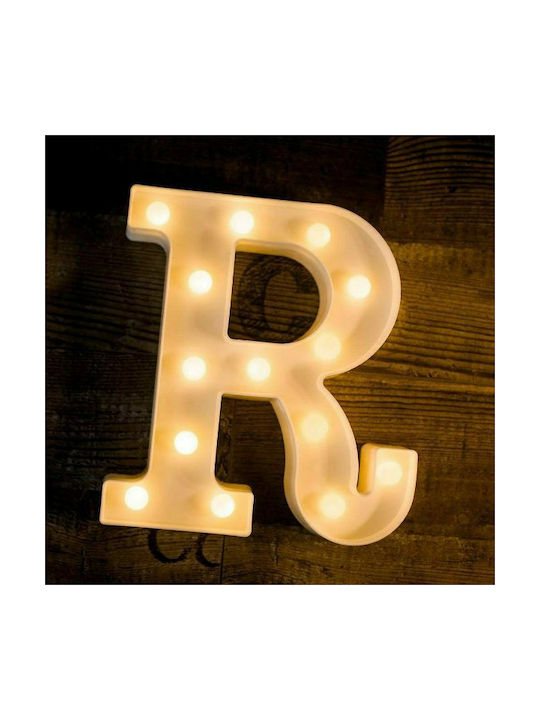 Decorative Lamp Letter LED Battery White