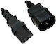 IEC C13 - IEC C14 Cable 5m Μαύρο 02.005.0070