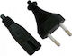 Euro - IEC C7 Kabel 1.8m Schwarz (02.005.0015)