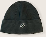 Superdry Code Beanie Unisex Beanie mit Rippstri...