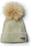 Columbia Winter Blur Ribbed Beanie Cap Beige