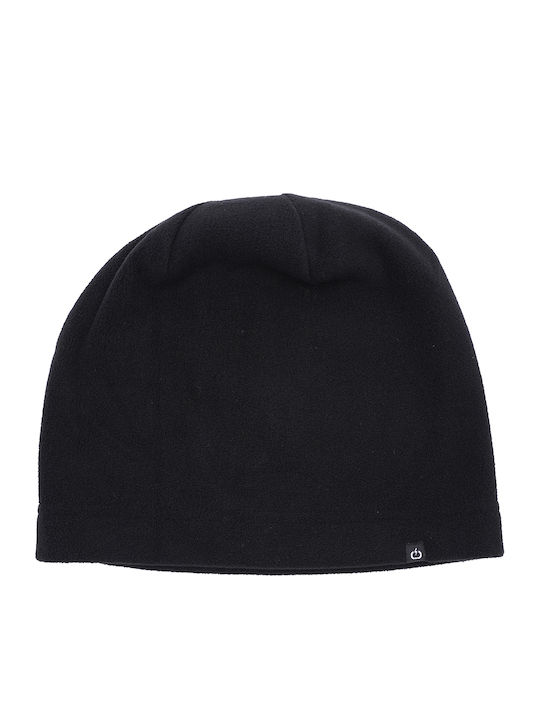 Beanie Unisex Fleece Σκούφος σε Μαύρο χρώμα