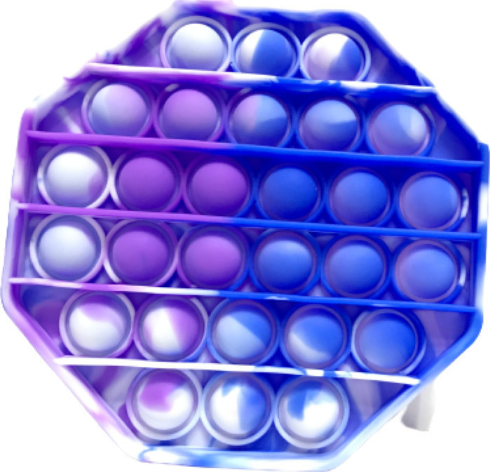 Pop It Fidget Πολυγωνο Μπλε Μωβ Skroutz.gr