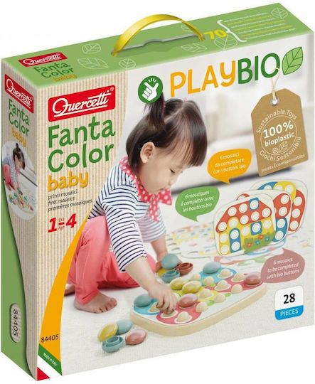 Quercetti Βρεφικό Παιχνίδι FantaColor Baby Bio για 12+ Μηνών